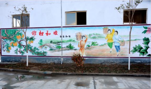 瓮安乡镇文化墙 乡风文明焕发新活力